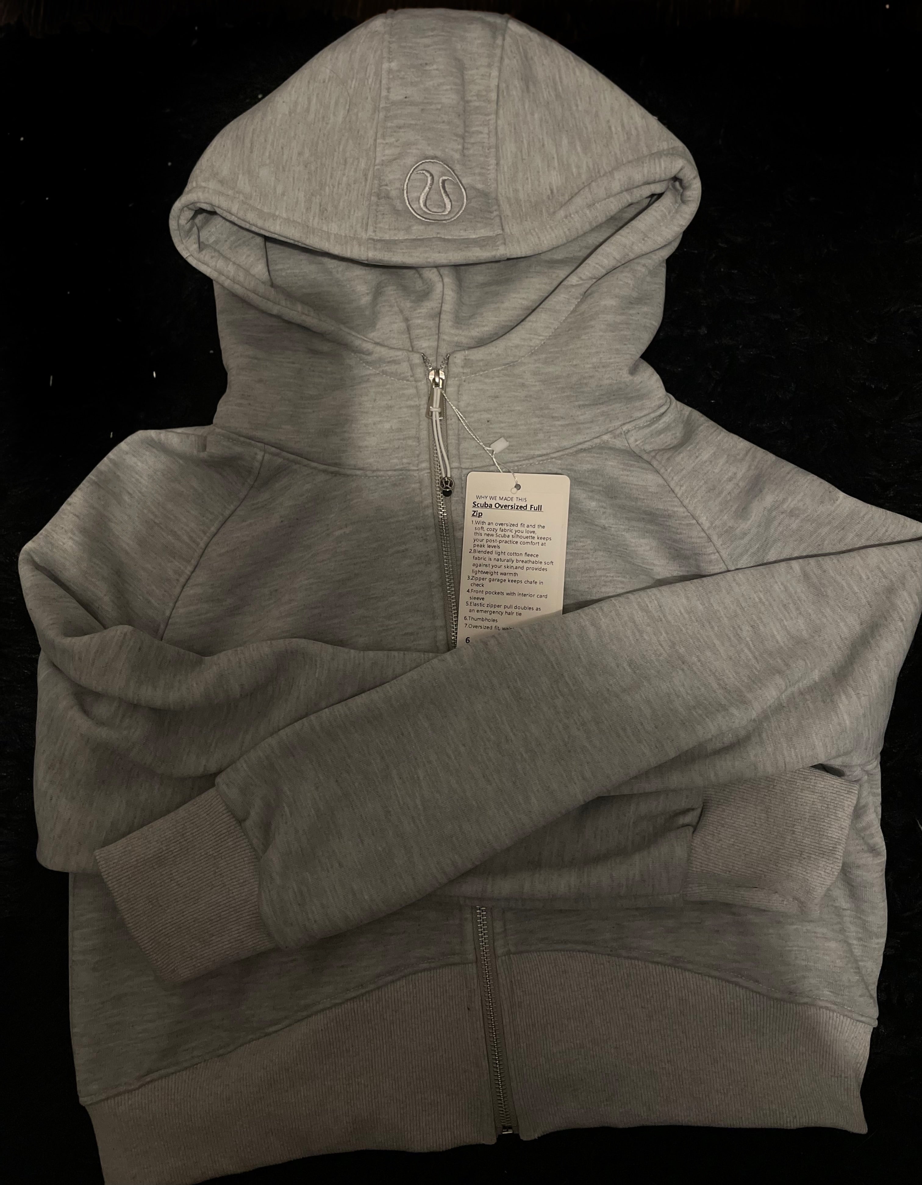 Cropped LuLu full zip