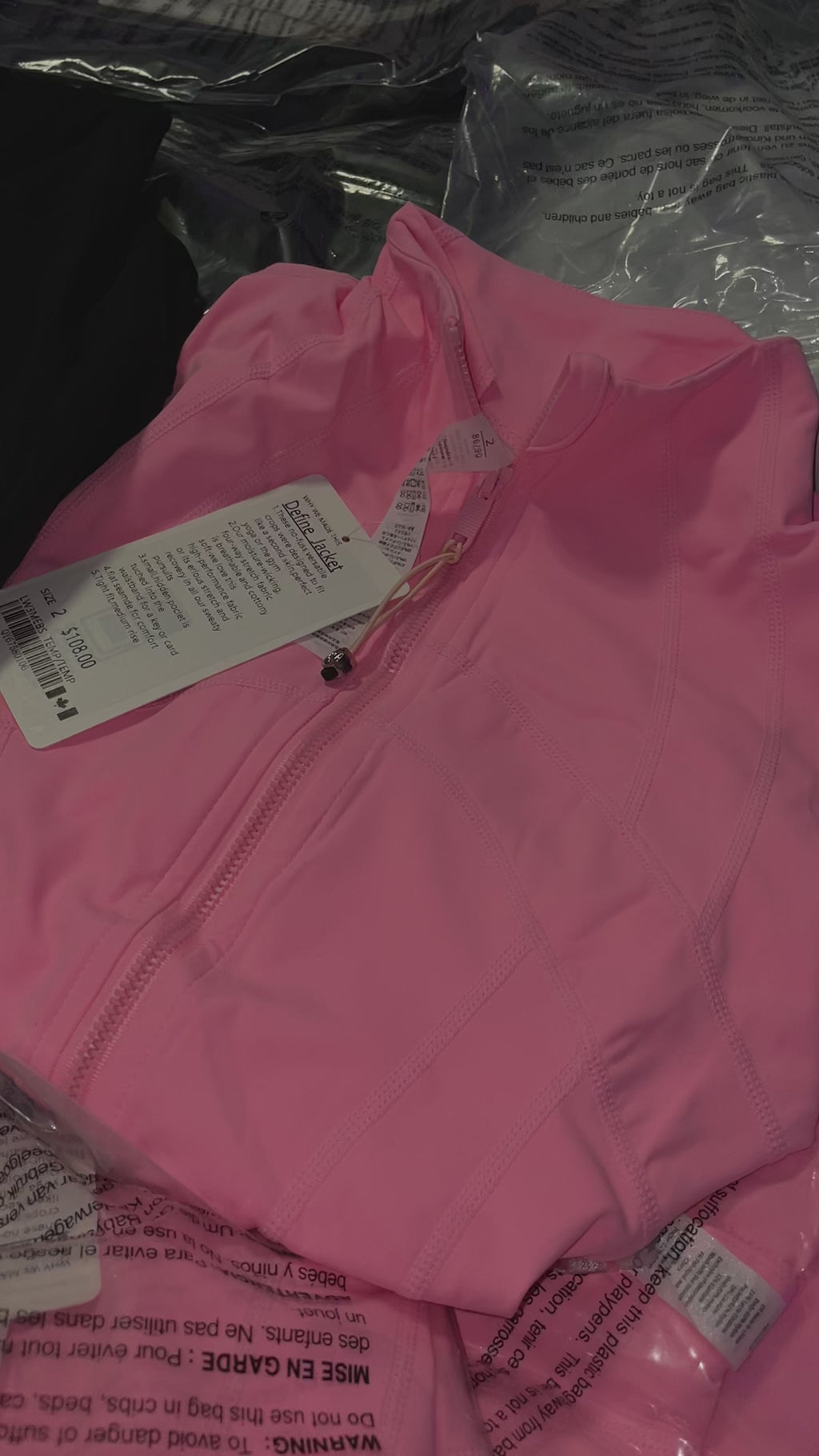 Pink Lulu define jacket