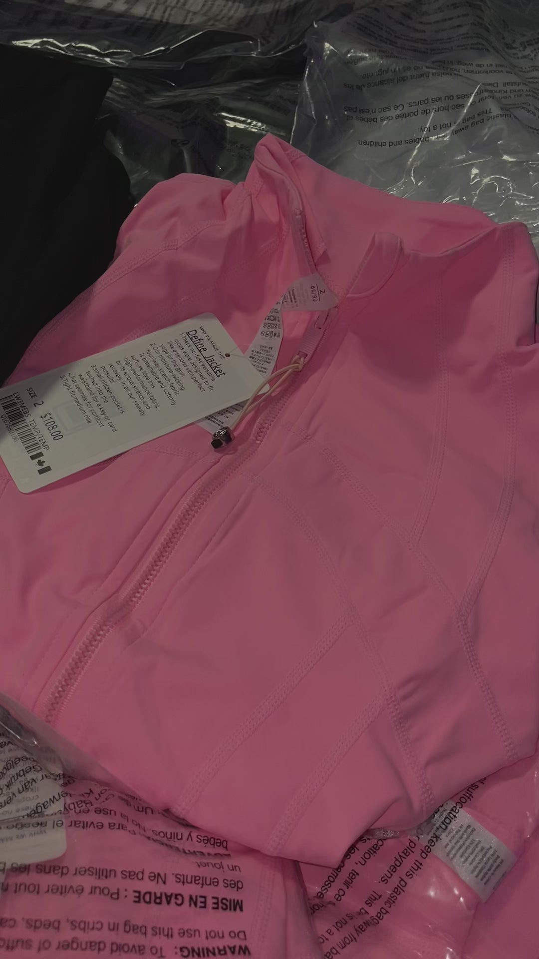 Pink Lulu define jacket